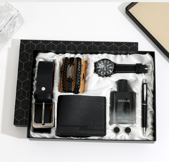 Gewan gift box open showing all 7 items